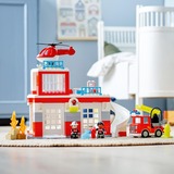 LEGO DUPLO Brandstation og helikopter, Bygge legetøj Byggesæt, 2 År, Plast, 117 stk, 2,06 kg