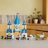 LEGO Disney Princess Askepots slot og karet, Bygge legetøj Byggesæt, 6 År, Plast, 596 stk, 1,12 kg