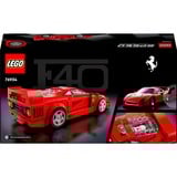 LEGO Speed Champions Ferrari F40-superbil, Bygge legetøj Byggesæt, 9 År, Plast, 318 stk, 340 g