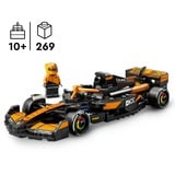 LEGO Speed Champions McLaren F1® Team MCL38-racerbil, Bygge legetøj Byggesæt, 10 År, Plast, 269 stk, 294 g