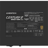 Montech MONTECH Century II 1200W, PC strømforsyning Sølv