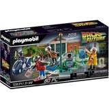 PLAYMOBIL Back to the Future Part II Hoverboard Chase, Bygge legetøj Politi, 5 År, Flerfarvet, Plast
