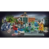 PLAYMOBIL Back to the Future Part II Hoverboard Chase, Bygge legetøj Politi, 5 År, Flerfarvet, Plast