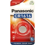 Panasonic CR-1616EL/1B husholdningsbatteri Engangsbatteri CR1616 Lithium Engangsbatteri, CR1616, Lithium, 3 V, 1 stk, 10 År