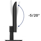 Philips LED-skærm Sort