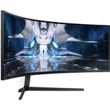 SAMSUNG LS49AG954NU 124,5 cm (49") 5120 x 1440 pixel 5K Ultra HD LCD Sort, Hvid, Gaming Skærm Sort, 124,5 cm (49"), 5120 x 1440 pixel, 5K Ultra HD, LCD, 1 ms, Sort, Hvid