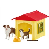 Schleich Farm World Friendly Dog House, Spil figur 3 År, Flerfarvet
