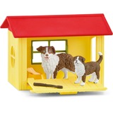 Schleich Farm World Friendly Dog House, Spil figur 3 År, Flerfarvet