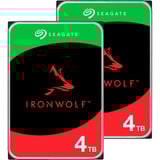 Seagate IronWolf NAS 2 x 4 TB Bundle, Harddisk 
