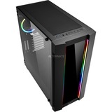 Sharkoon ELITE SHARK CA200G Midi Tower Sort, Store towerkabinet Sort, Midi Tower, PC, Sort, ATX, CEB, EATX, EEB, micro ATX, Mini-ITX, Blå, Grøn, Rød, 16,5 cm