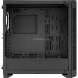 Sharkoon ELITE SHARK CA200G Midi Tower Sort, Store towerkabinet Sort, Midi Tower, PC, Sort, ATX, CEB, EATX, EEB, micro ATX, Mini-ITX, Blå, Grøn, Rød, 16,5 cm