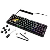 Sharkoon SKILLER SGK50 S2, Gaming-tastatur Sort, DE-layout, Gateron Brown