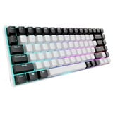 Sharkoon SKILLER SGK50 S3, Gaming-tastatur Hvid, Layout af jernbanevirksomhed, Gateron Yellow