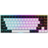 Sharkoon SKILLER SGK50 S3, Gaming-tastatur Hvid, Layout af jernbanevirksomhed, Gateron Yellow