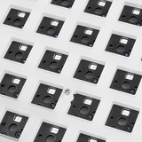 Sharkoon SKILLER SGK50 S3, Gaming-tastatur Hvid, Layout af jernbanevirksomhed, Gateron Yellow