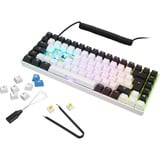 Sharkoon SKILLER SGK50 S3, Gaming-tastatur Hvid, Layout af jernbanevirksomhed, Gateron Yellow