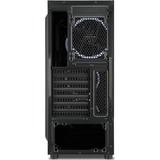 Sharkoon TK5M RGB ATX Desktop Sort, Towerkabinet Sort, Desktop, PC, Sort, ATX, micro ATX, Mini-ITX, Metal, Plast, Hærdet glas, Flere