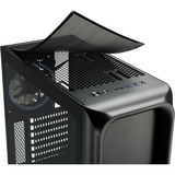 Sharkoon TK5M RGB ATX Desktop Sort, Towerkabinet Sort, Desktop, PC, Sort, ATX, micro ATX, Mini-ITX, Metal, Plast, Hærdet glas, Flere