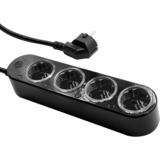 Shelly Strømfordelingsliste Power Strip 4 Gen4, Strømskinne Sort