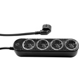 Shelly Strømfordelingsliste Power Strip 4 Gen4, Strømskinne Sort