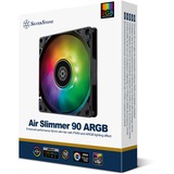 SilverStone Air Slimmer 90 ARGB, Sag fan Sort