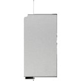 SilverStone SST-RAC45-FC-801, Sag fan Sølv/Sort