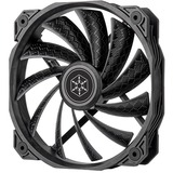 SilverStone Sag fan Sort