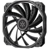 SilverStone Shark Force 160, Sag fan Sort