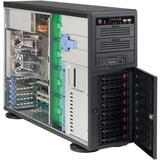 Supermicro CSE-743AC-1K26B-SQ computeretui Full Tower Sort 1200 W, Boliger Sort, Full Tower, Server, Sort, ATX, EATX, micro ATX, 4U, Ventilatorfejl, HDD, Netværk, Strøm