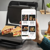 Tefal Optigrill+ GC7178, Kontaktgrill Sort (mat)