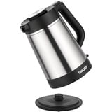 Unold 18715 elkedel 1,5 L 1800 W Sort, Rustfrit stål rustfrit stål/Sort, 1,5 L, 1800 W, Sort, Rustfrit stål, Plast, Rustfrit stål, Vandmåler, Ledningsfri