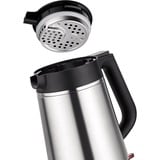 Unold 18715 elkedel 1,5 L 1800 W Sort, Rustfrit stål rustfrit stål/Sort, 1,5 L, 1800 W, Sort, Rustfrit stål, Plast, Rustfrit stål, Vandmåler, Ledningsfri
