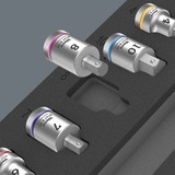 Wera Skumindsats Zyklop B 3/8" bitnøglesæt 1, 22 dele, Værktøjssæt Sort/grå