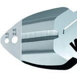 Wiha 26745, Skære tang Rød/Gul