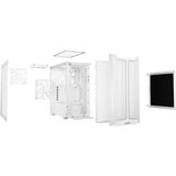 be quiet! Pure Base 501 DX White Midi Tower Hvid, Towerkabinet Hvid, Midi Tower, PC, Hvid, ATX, micro ATX, Mini-ATX, Acrylonitrilbutadienstyren, Glas, Stål, Flere