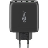 goobay USB-C Multiport Hurtigoplader, PD, GaN, 68 Watt Sort