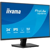 iiyama ProLite X2491H-B1, LED-skærm Sort (mat)
