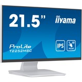 iiyama T2252MSC-W2, LED-skærm Hvid
