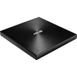 ASUS ZenDrive U8M (SDRW-08U8M-U) optisk diskdrev DVD±RW Sort, ekstern DVD-brænder Sort, Sort, Bakke, Vandret, Desktop/notebook, DVD±RW, USB Type-C