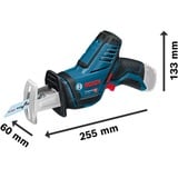 Bosch GSA 10,8 V-LI Professional Sort, Blå, Bajonet sav Blå/Sort, 8 V-LI Professional, Sort, Blå, 1,45 cm, 6,5 cm, 5 cm, Batteri, Lithium-Ion (Li-Ion)