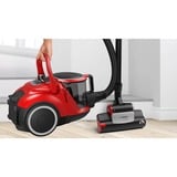 Bosch Serie 6 ProAnimal 2,4 L Beholder vakuum Dry 750 W Poseløs, Gulv støvsuger Rød/Sort, 750 W, Beholder vakuum, Dry, Poseløs, 2,4 L, HEPA, Hygiejnefilter