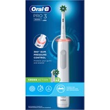 Braun Oral-B Pro 3 3000 CrossAction, El-tandbørste Hvid