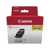 Canon 4541B018 blækpatron 3 stk Original Blå, Magenta, Gul Blå, Magenta, Gul, 3 stk, Multipakke