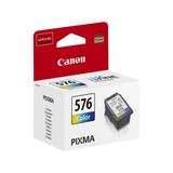 Canon CL-576 blækpatron 1 stk Original Standard udbytte Blå, Magenta, Gul Standard udbytte, Blå, Magenta, Gul, 6,2 ml, 1 stk, 100 Sider, Enkelt pakke