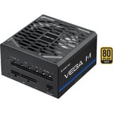 Chieftec Vega PPG-850-C enhed til strømforsyning 850 W 20+4 pin ATX ATX Sort, PC strømforsyning Sort, 850 W, 100 - 240 V, 50/60 Hz, 20+4 pin ATX, 60 cm, 400 mm