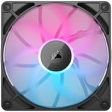 Corsair Corsair iCUE RX140 RGB Dual Kit, Sag fan Sort