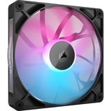 Corsair iCUE LINK RX140 RGB Dual, Sag fan Sort