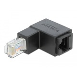 DeLOCK 86423 kabel kønsskifter RJ-45 Sort, Adapter Sort, RJ-45, RJ-45, Sort