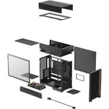 DeepCool CL660, Towerkabinet Sort/træ