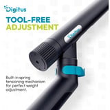 Digitus Enkelt design skærmholder, 35", 10 kg, Skærmbeslag Sort